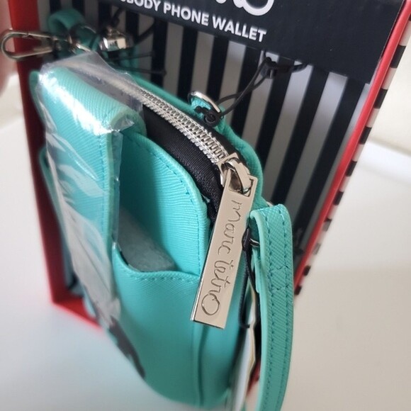Marc Tetro Bag Frenchie Bulldog Crossbody Phone Wallet Wristlet Box Gift Set NWT - Picture 8 of 11